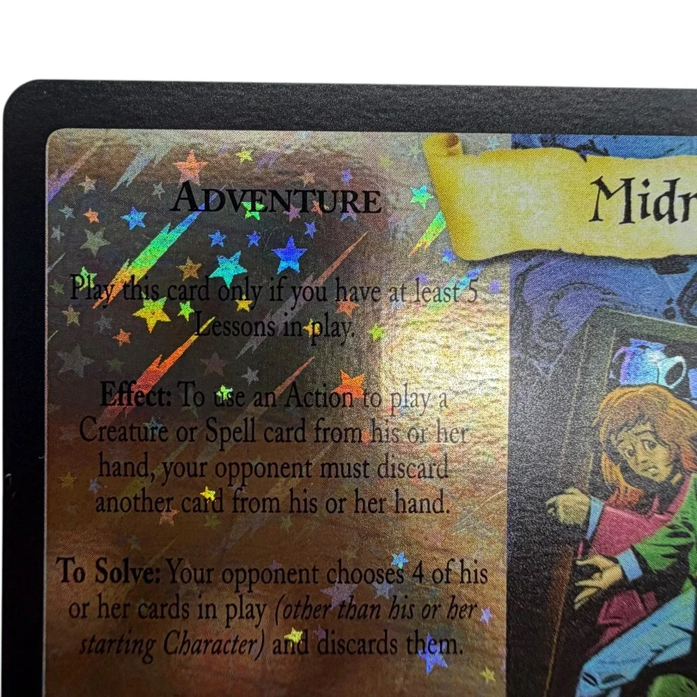 Harry Potter TCG Midnight Duel 18/80 Holo Rare Chamber of Secrets 2002 Vintage